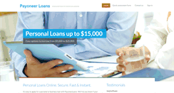 Desktop Screenshot of payoneerloans.com